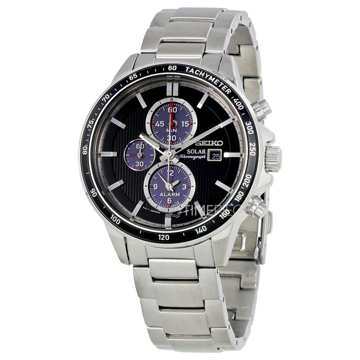 Seiko SSC435P1 Solar Mens Chronograph Eco-Drive Watch