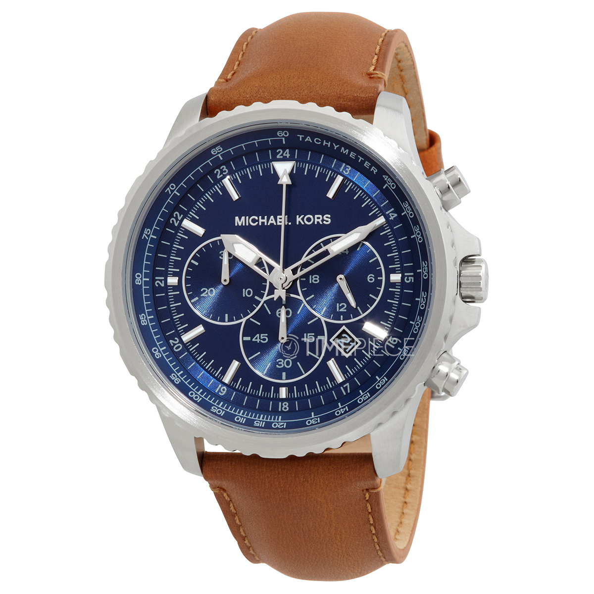 Quartz Blue Kors Michael Mens Chronograph Dial Cortlandt Watch MK8927