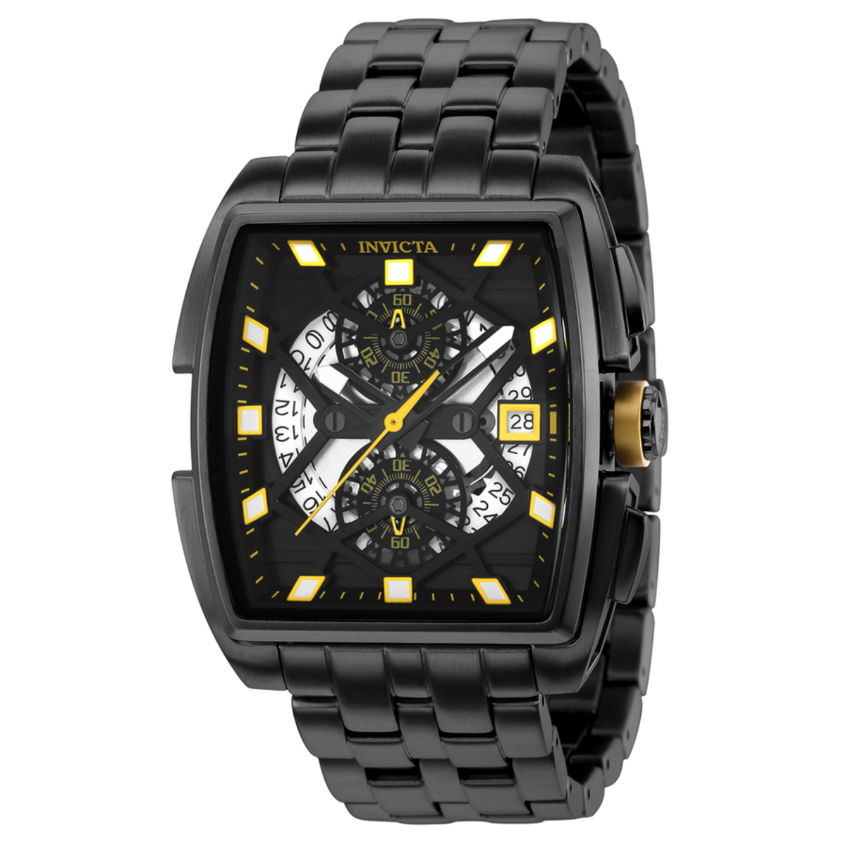 Invicta Speedway Chronograph Quartz Black Dial Mens Watch 35447