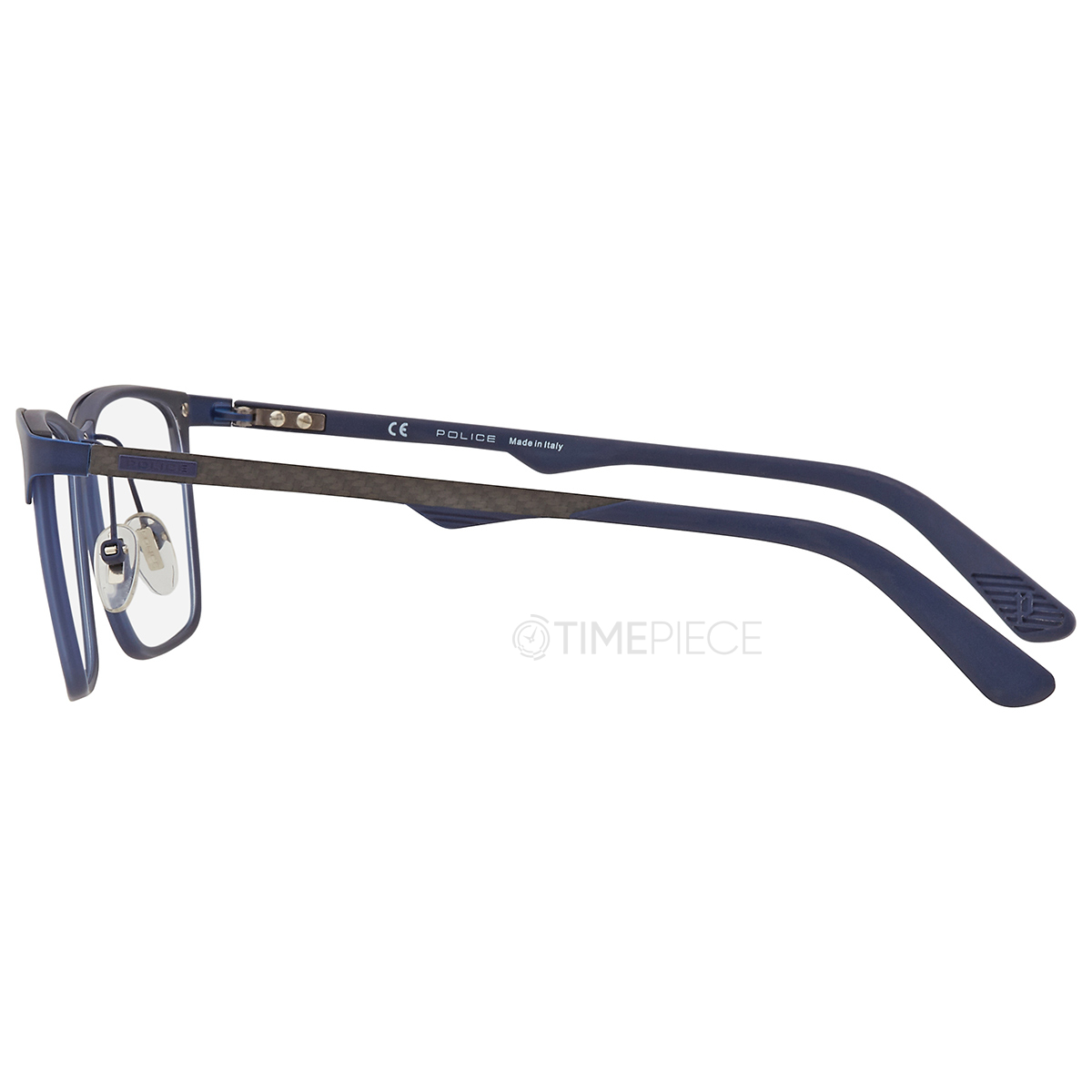 Police Demo Rectangular Mens Eyeglasses VPL692 475 55