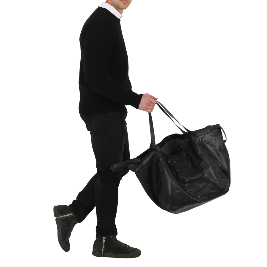 Bally Black / Rutenio Mens Billboard Tote