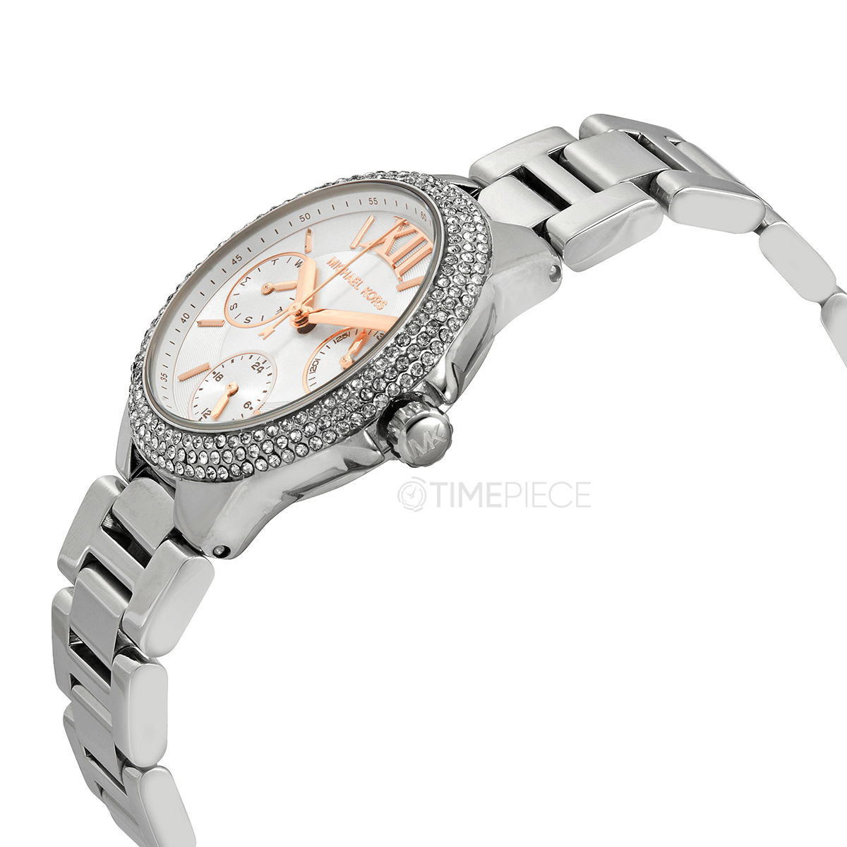 Michael Kors Camille Chronograph Quartz Crystal White Dial Ladies