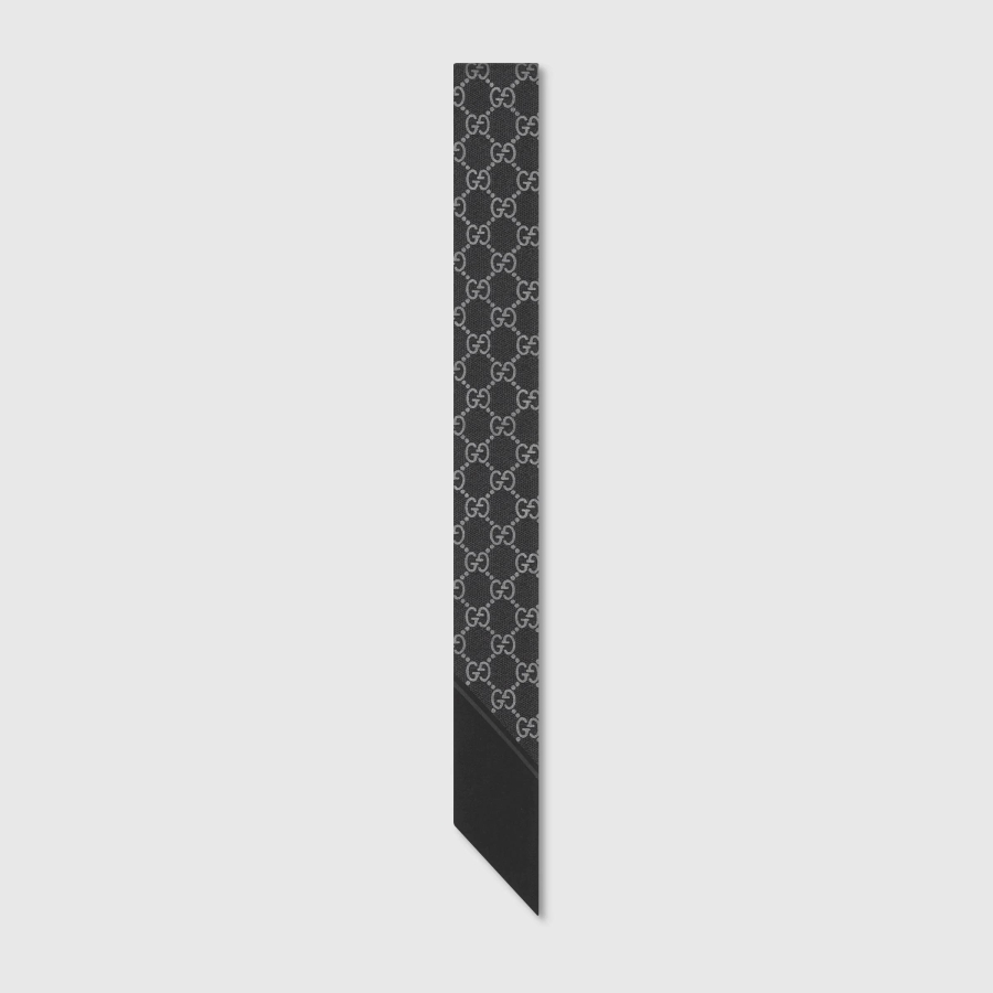Gucci Printed Silk Ribbon