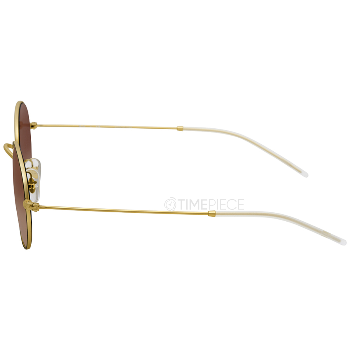 Ray Ban Beat Brown Gradient Mirror Oval Sunglasses RB3594 9115S0 53