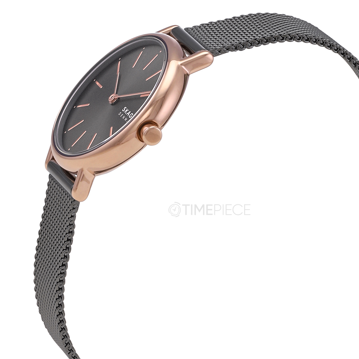 Skagen Signatur Lille Quartz Charcoal Dial Ladies Watch SKW2996