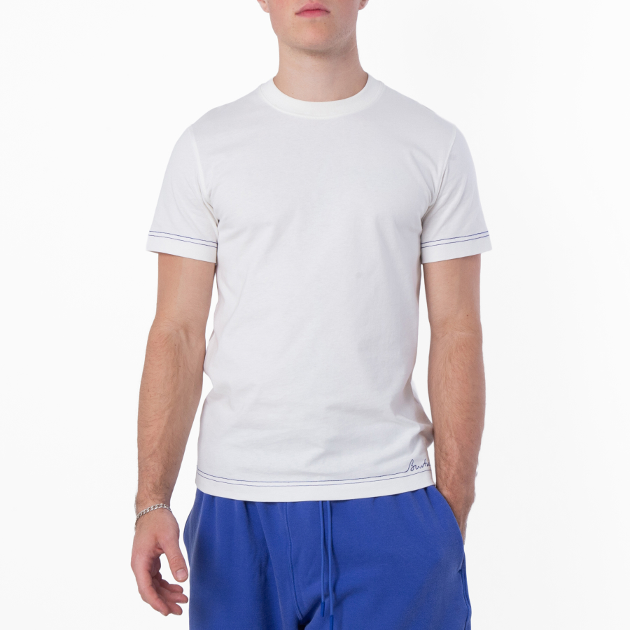 Burberry Logo-Embroidered Cotton Crewneck T-Shirt
