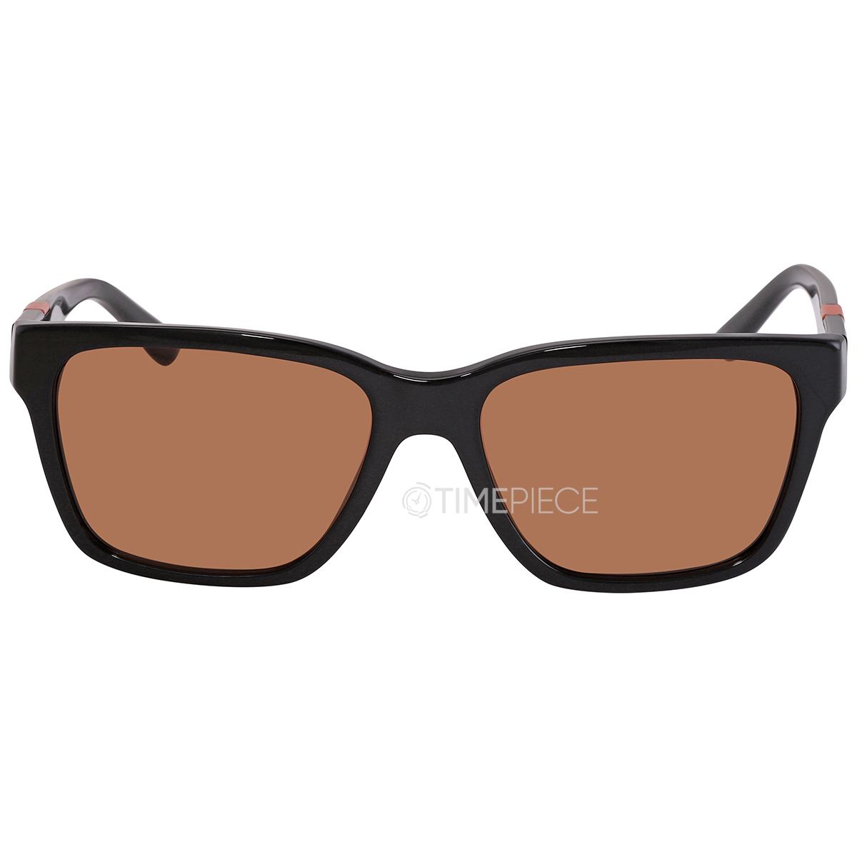 Emporio Armani Brown Rectangular Mens Sunglasses EA4177 587573 57