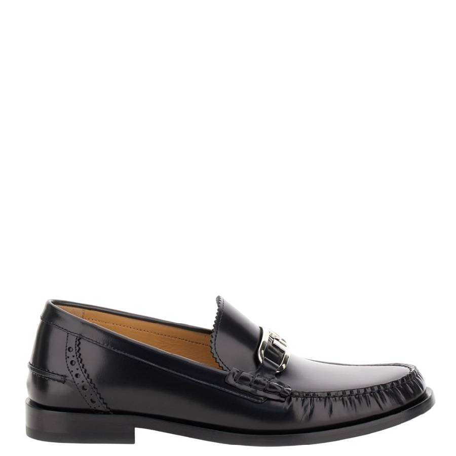 Fendi O'Lock Leather Loafers