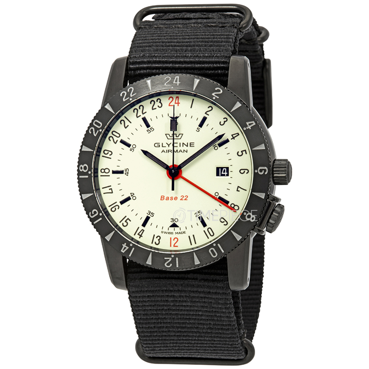 GLYCINE AIRMAN Base 22 GMT 3タイムゾーン | ethicsinsports.ch