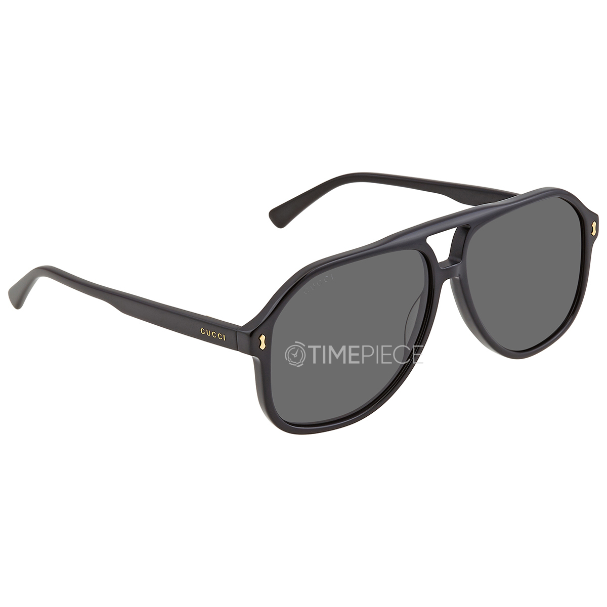 Gucci Grey Pilot Mens Sunglasses GG1042S 001 60