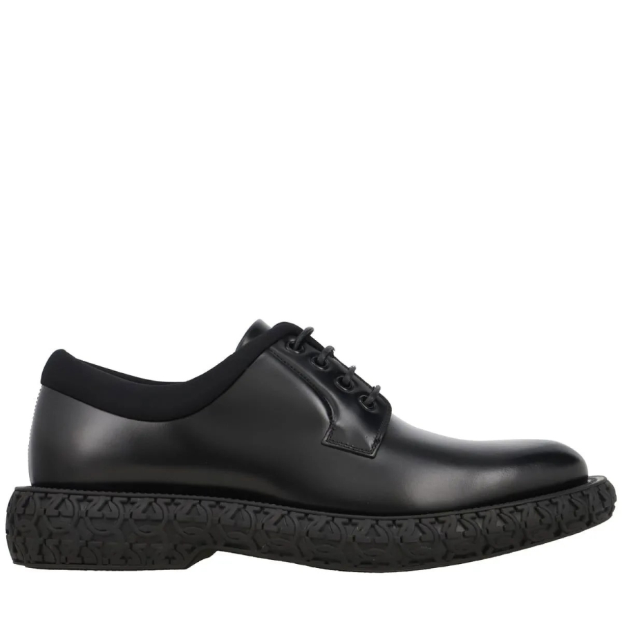 Ferragamo Mark Leather Derby Shoes