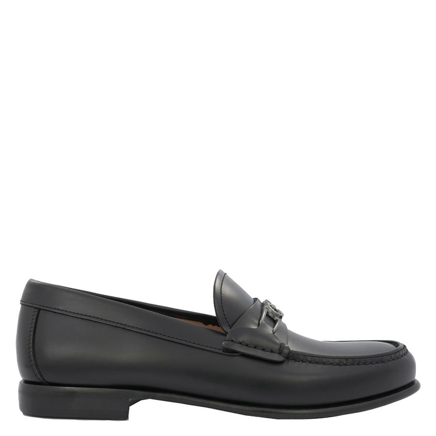 Ferragamo Mens Black Loafers