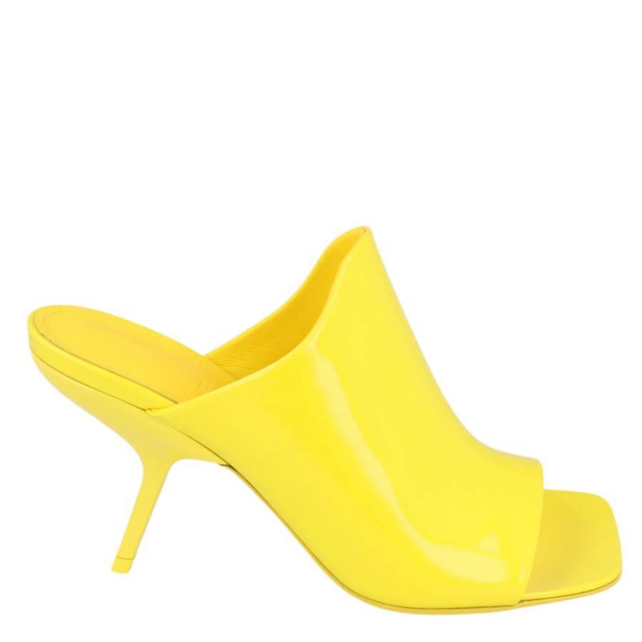 Ferragamo Era Patent Leather Mules, Size 8.5 D