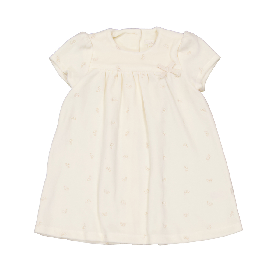 Marie Chantal Toddler Angel Wing Velour Dress