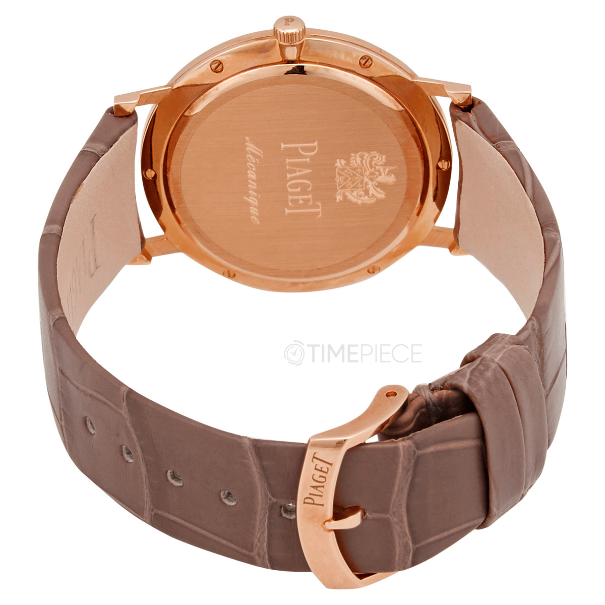 Piaget Altiplano White Dial 18kt Rose Gold Mens Watch G0A39105