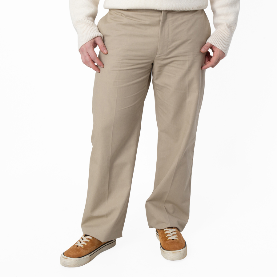 Ferragamo Flared Cotton Chino Trousers