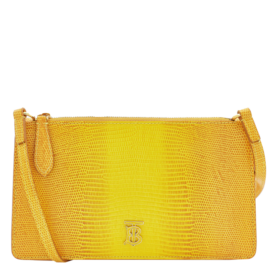Burberry Lizard-Skin Embossed Mini Bag
