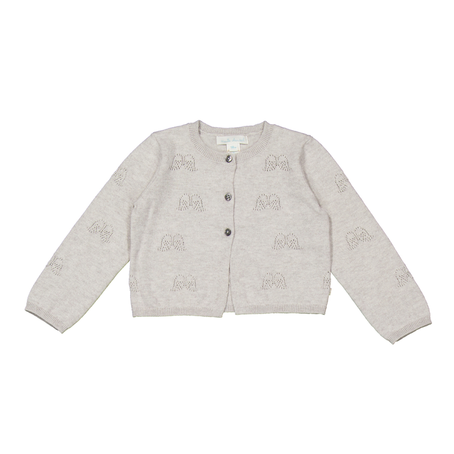 Marie Chantal Pointelle Angel Wing Cardigan