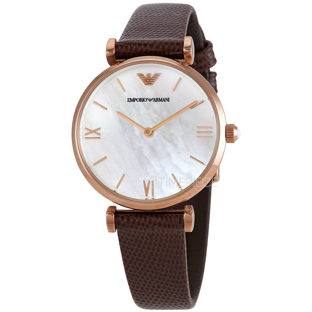 Emporio Armani White Dial Mens and Ladies Watch Set AR9042