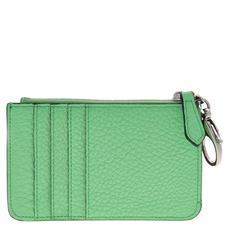 Fendi Peekaboo Leather Card Case Pouch