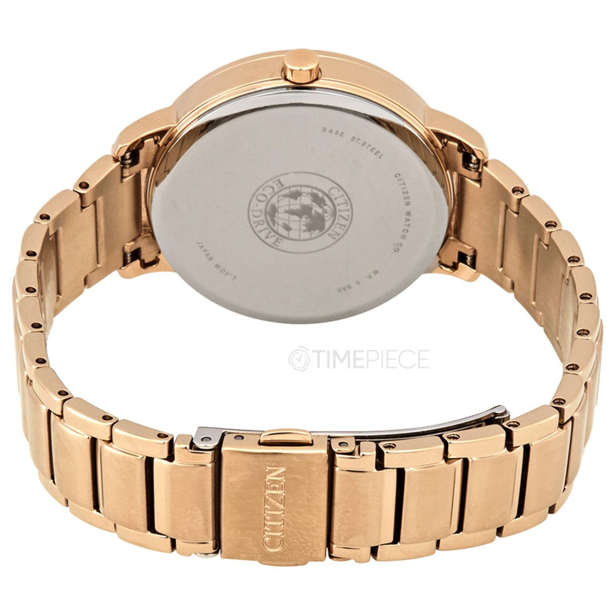 Citizen Silhouette Crystal Eco-Drive Rose Gold Watch