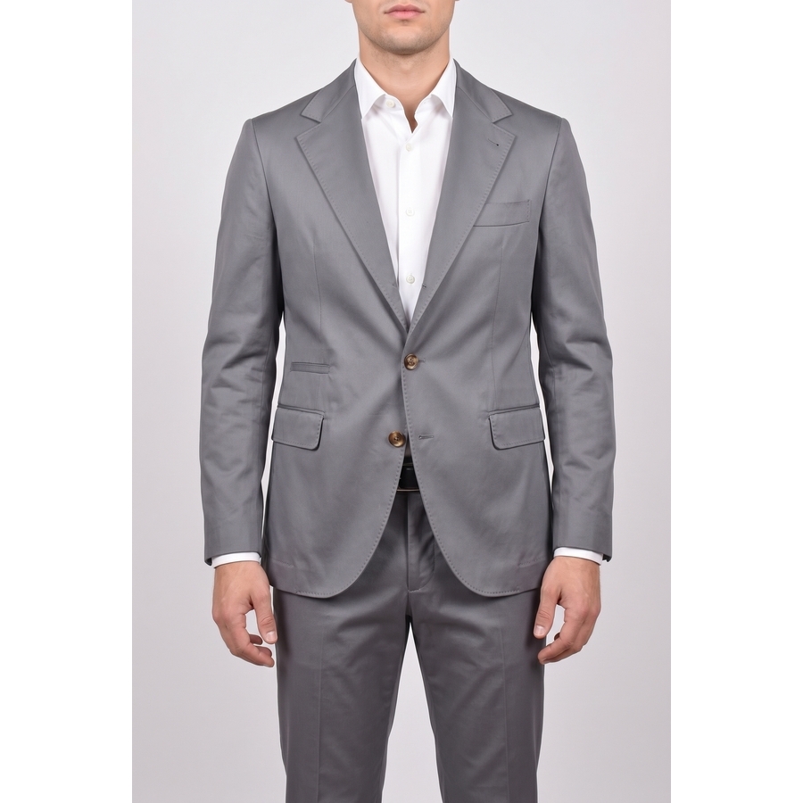 Brunello Cucinelli Medium Grey Tailored Blazer