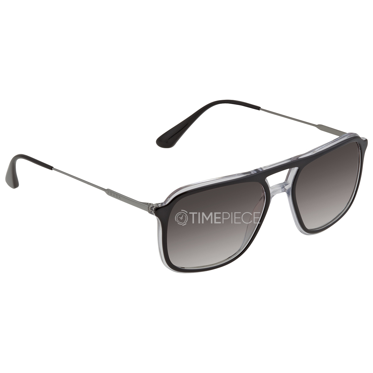 Prada Gray Gradient Square Mens Sunglasses PR 06VS 2AF0A7 54