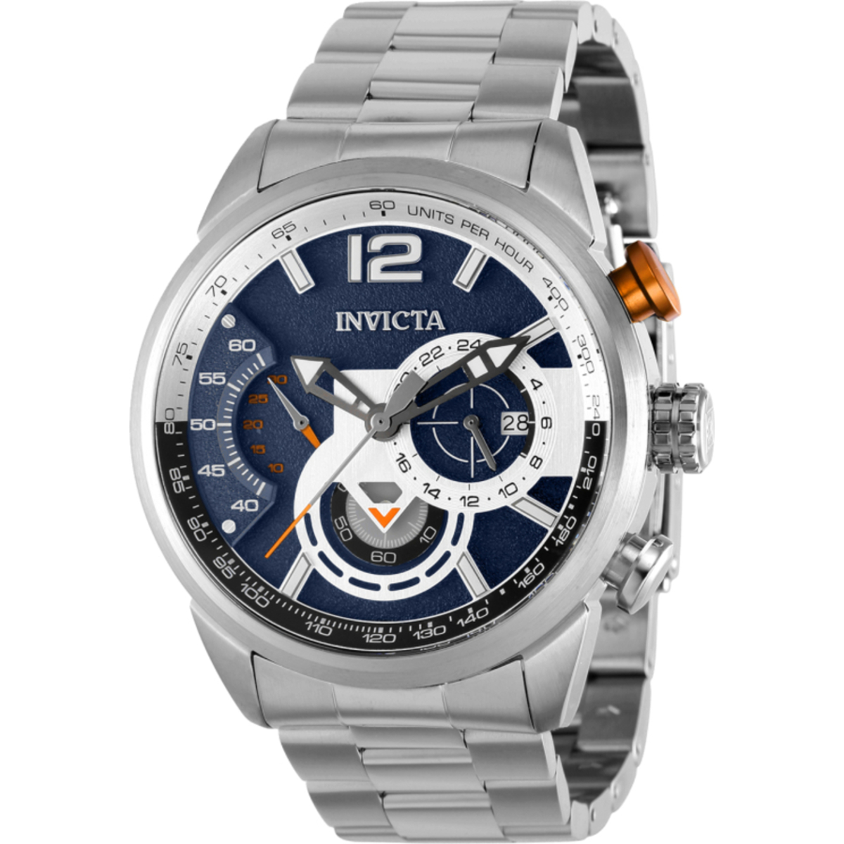 Invicta Aviator Chronograph Quartz Blue Dial Mens Watch 39660