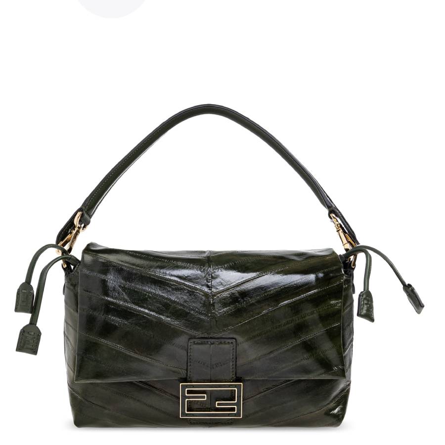 Fendi Soft Medium Leather Mamma Baguette Bag