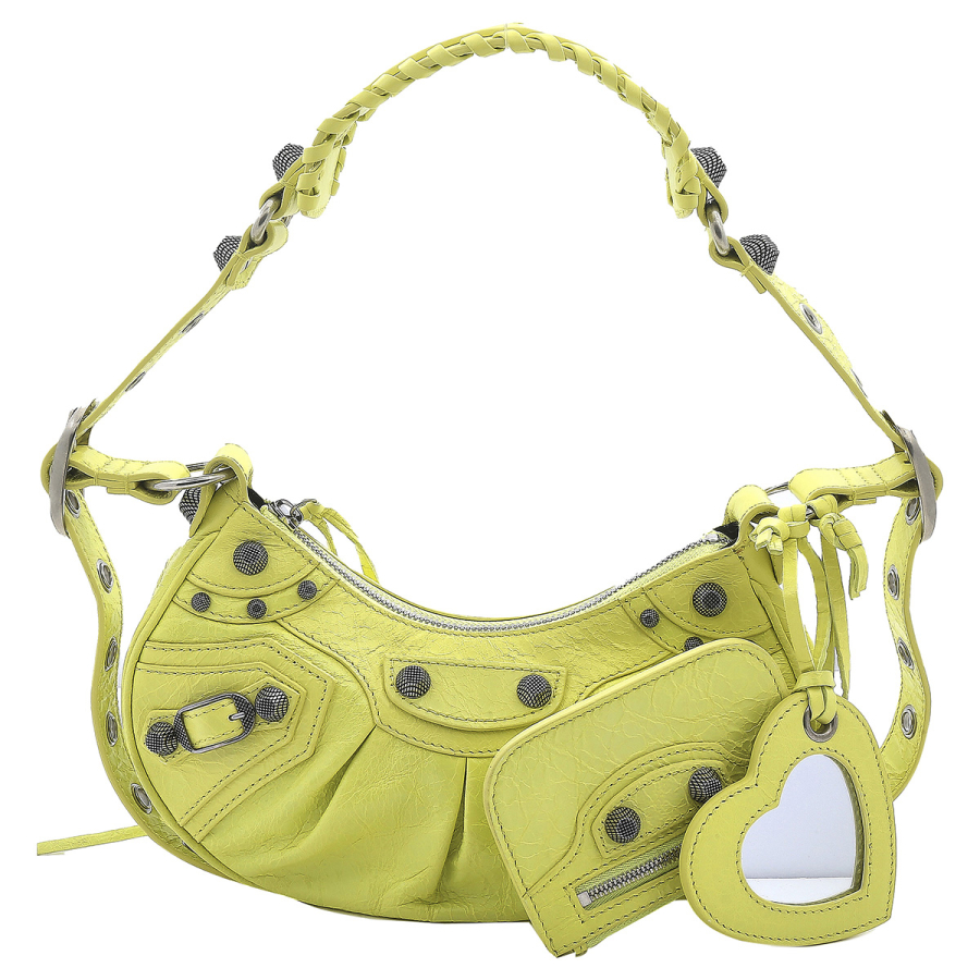 Balenciaga Yellow Le Cagole XS Shoulder Bag