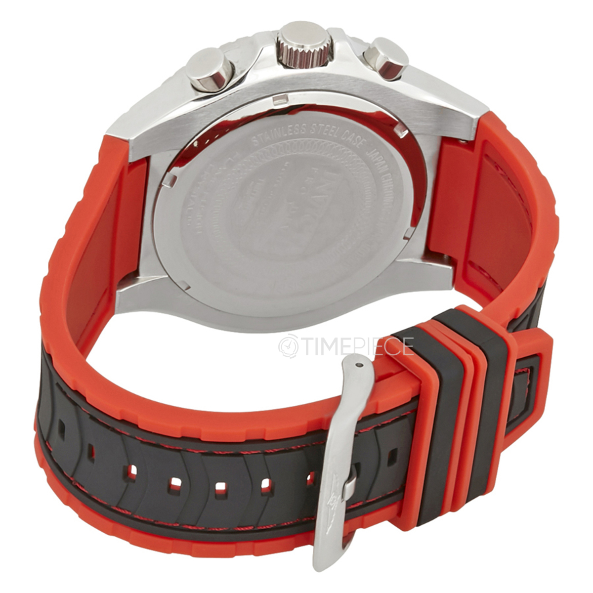 Invicta Pro Diver Chronograph Black Dial Black and Red Polyurethane