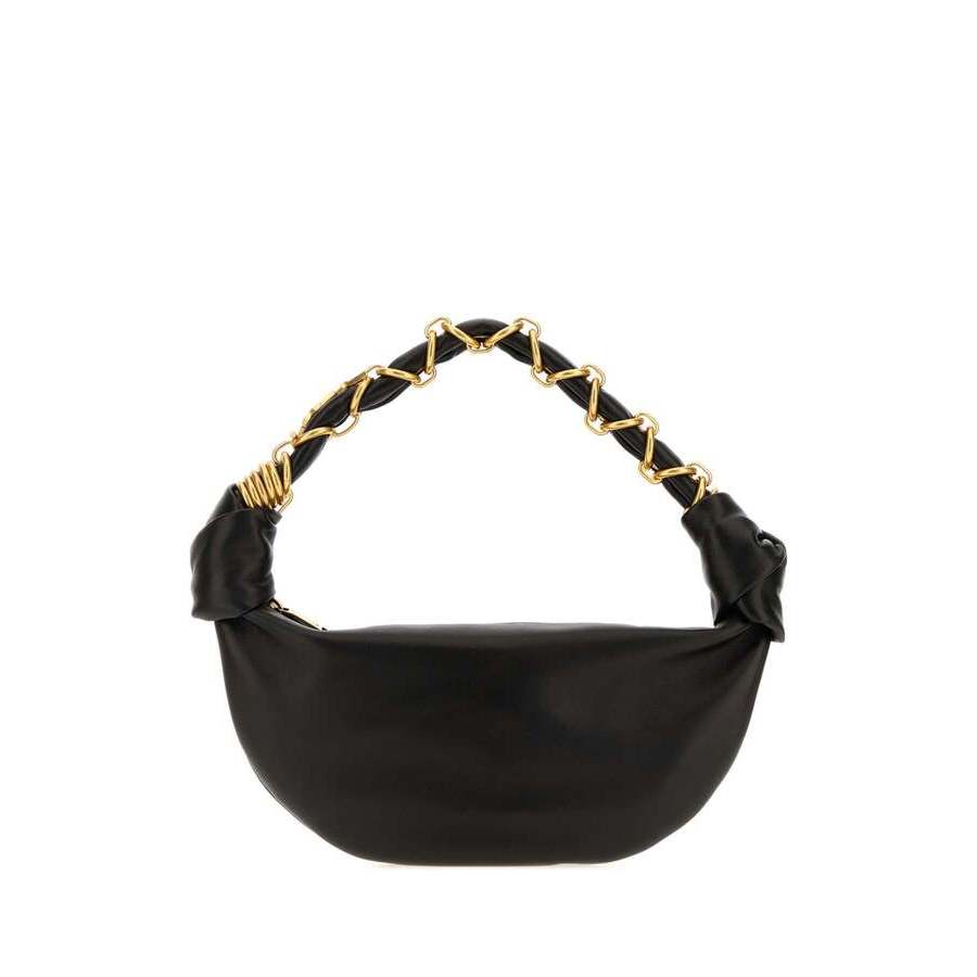 Black Leather Mini Amalia Shoulder Bag Nero Borse A Mano