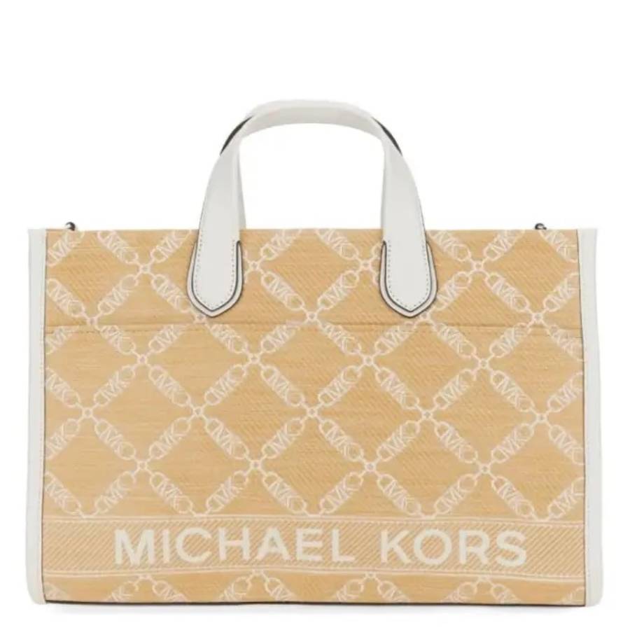 Michael Kors Large Gigi Monogram Jacquard Tote Bag