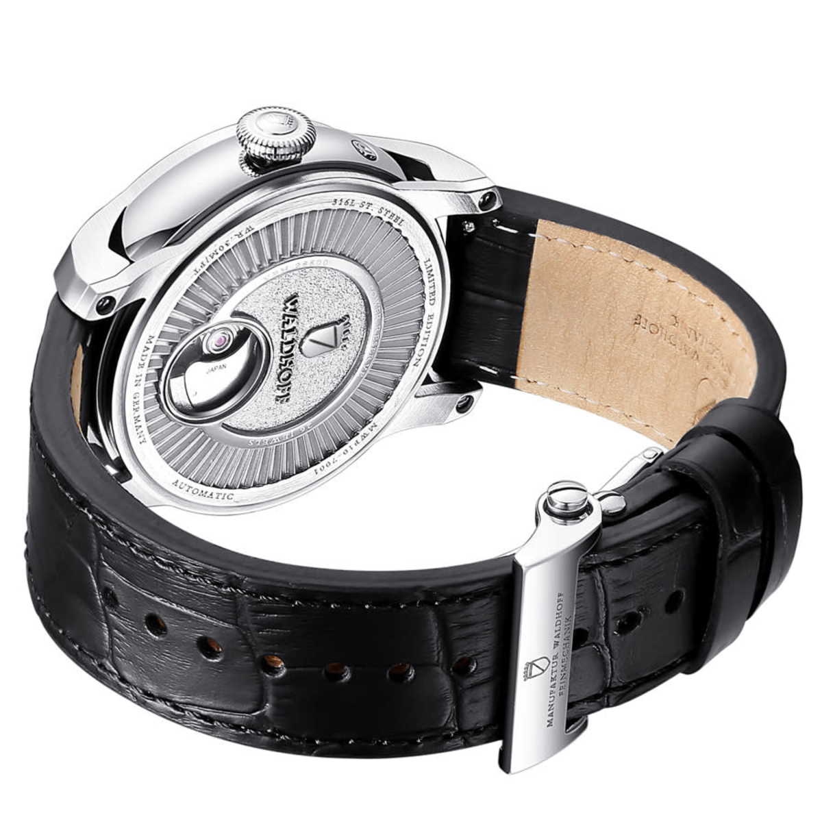 Waldhoff Olympus Automatic Silver Dial Mens Watch Olympus Everest