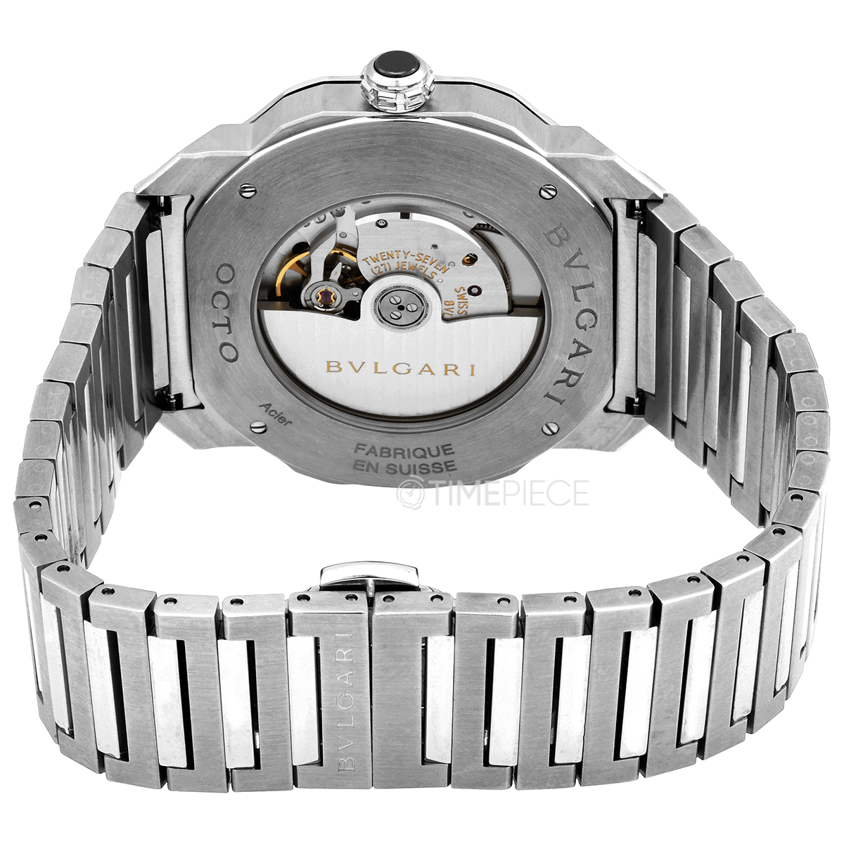 Bvlgari Octo Automatic Black Dial Mens Watch 102488 for Men