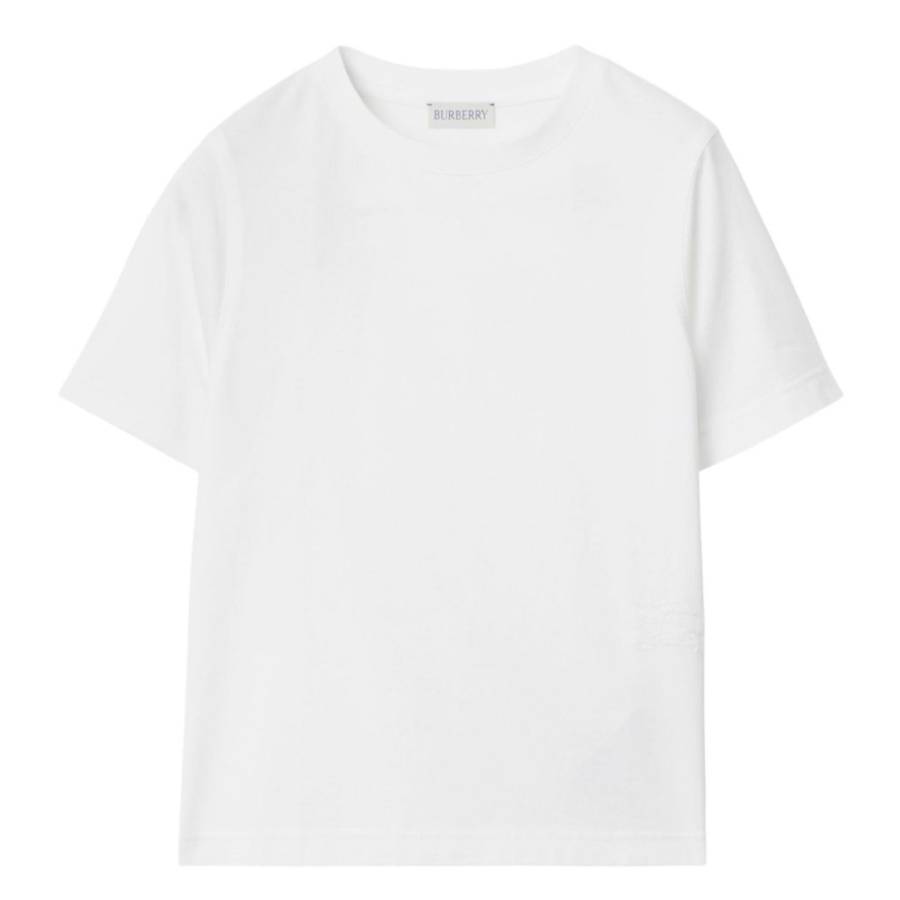 Burberry Kids Short-Sleeved Cotton T-Shirt
