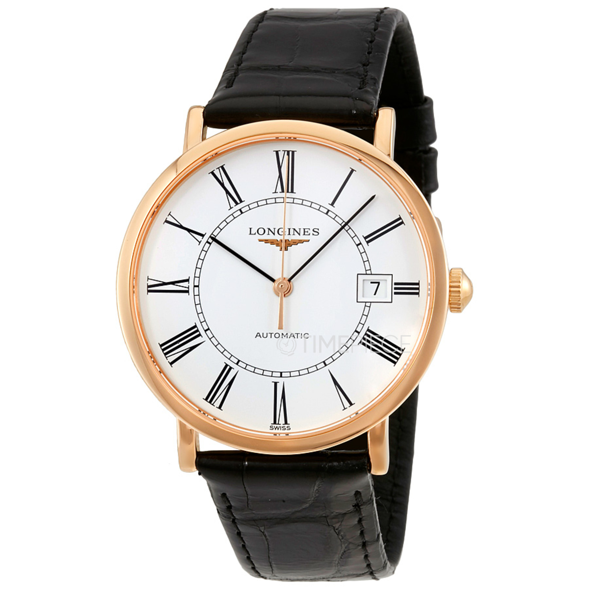 Longines Elegant Automatic 18kt Rose Gold 37 mm Unisex Watch - L4.787.8 ...