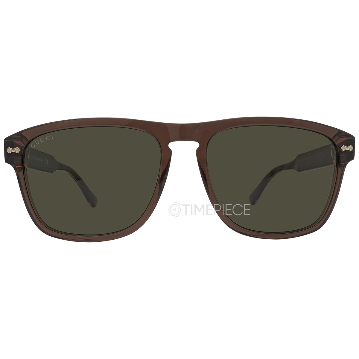 Gucci Green Rectangular Mens Sunglasses GG0911S 003 58
