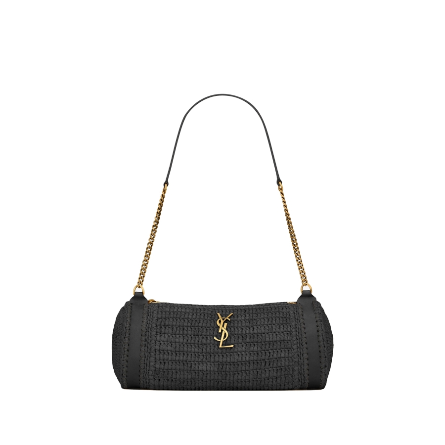 Saint Laurent Cassandre Shoulder Bag — Black