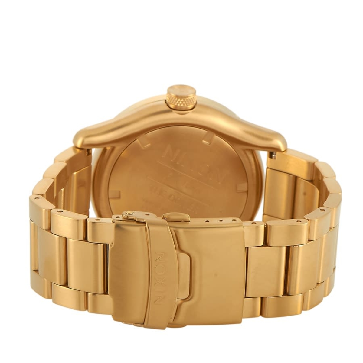 Nixon Driver All Gold Quartz Gold Dial Mens Watch A979 502 00