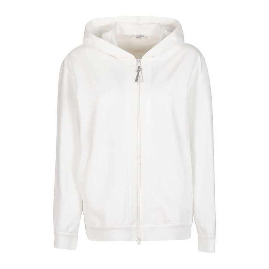 Brunello Cucinelli Wonatural Cotton Zip Hoodie