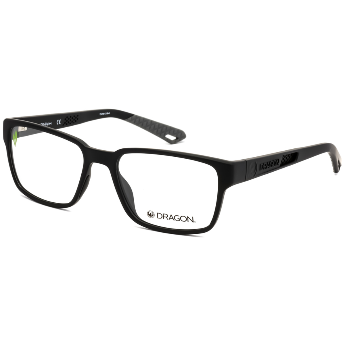 Dragon Mens Black Square Eyeglass Frames DR500300255