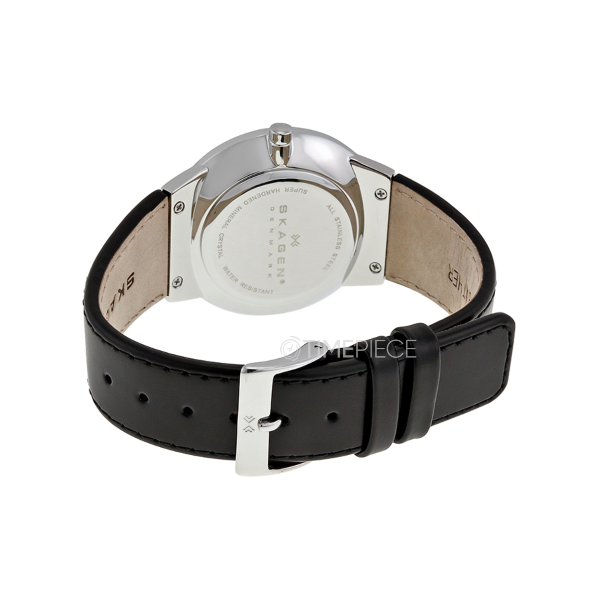 Leather 331XLSLB Black Skagen Black Multi Dial Watch Mens Function