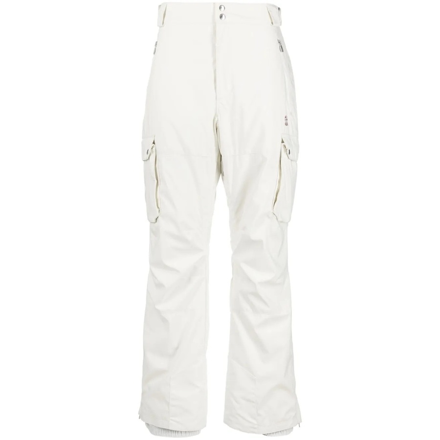 Brunello Cucinelli White Cargo Trousers With Pockets