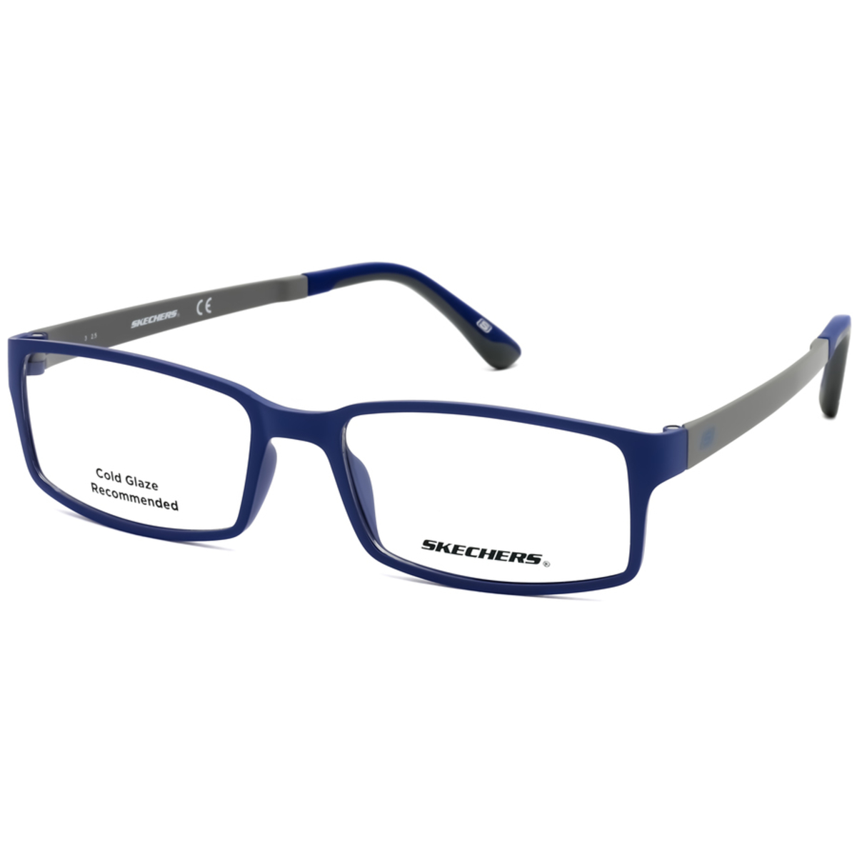 Skechers Mens Blue Square Eyeglass Frames SE317509153