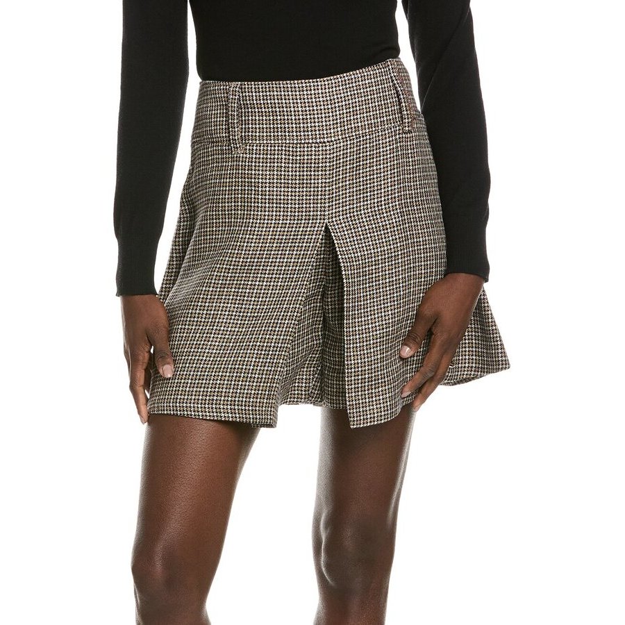 Brunello Cucinelli Women's Plaid Pleated Bermuda Shorts