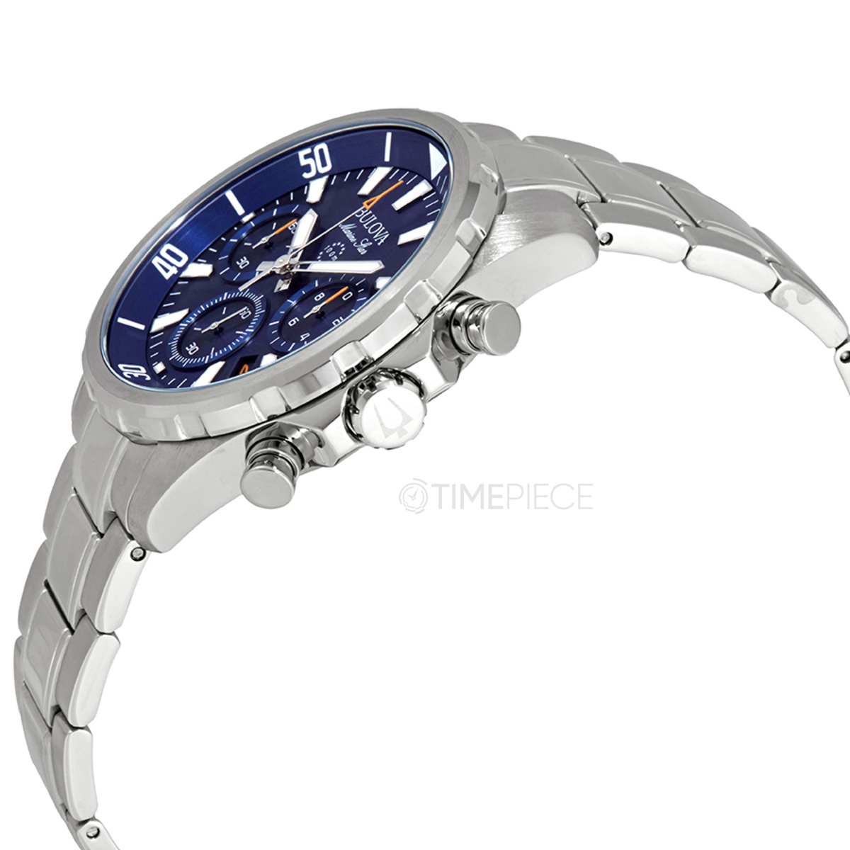 96b256 men's marine star chronograph watch Clearance