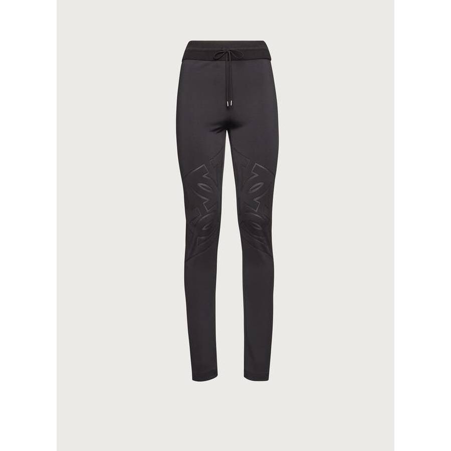 Ferragamo Black Slim Knit Trousers
