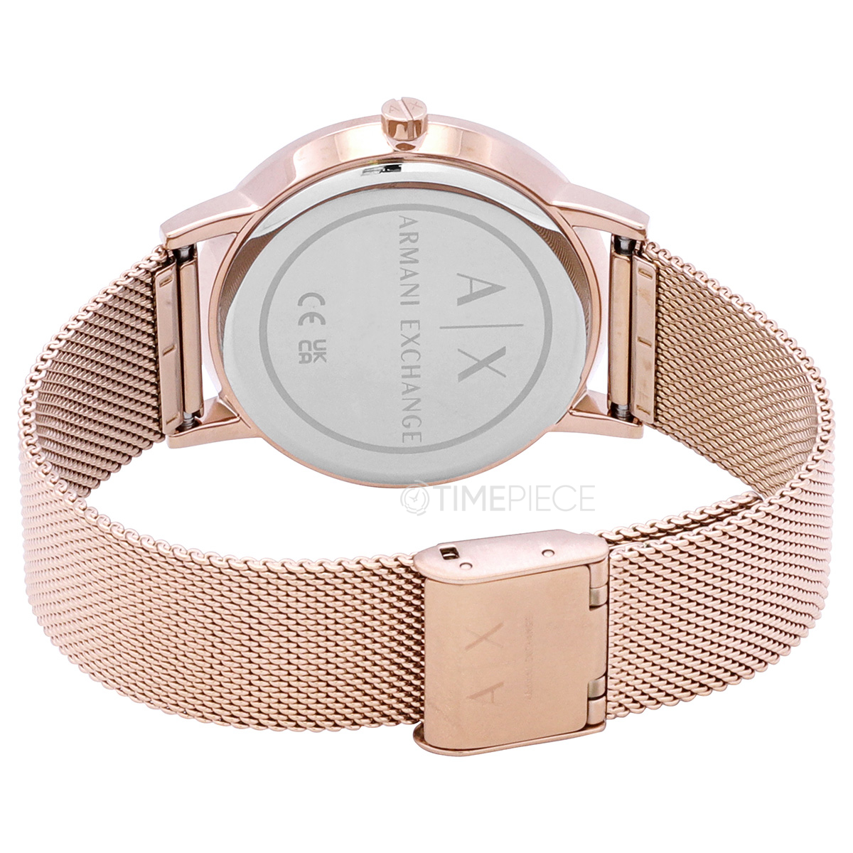 Armani Exchange Lola Three-Hand Quartz Rose Gold Dial Ladies Watch