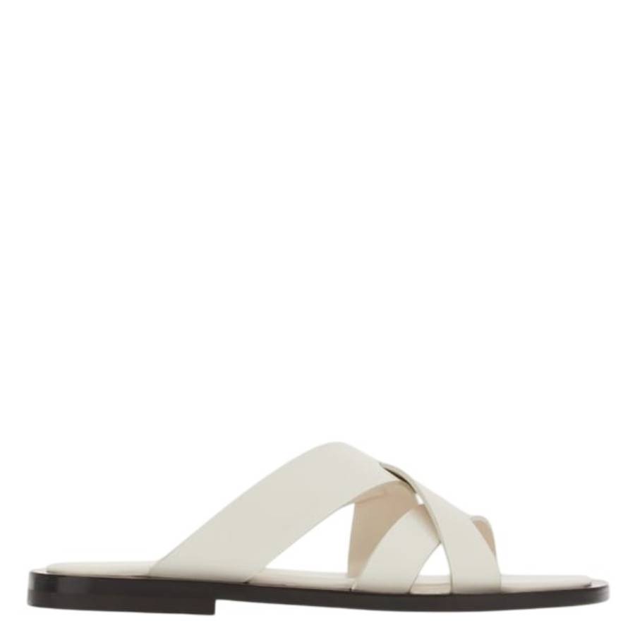 Ferragamo Forino Interwoven Strap Sandals, Size 7